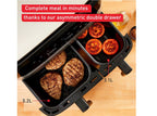 Tefal Airfryer & Grill |Dual Easy Fry & Grill | 8.3 L | Dual Drawers | 8 Pre-Set Cooking Programs | Dishwasher-Safe Parts